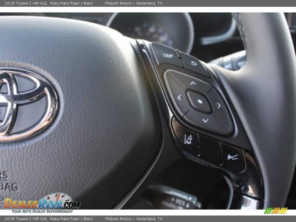 2018 Toyota C-HR XLE Ruby Flare Pearl / Black Photo #20