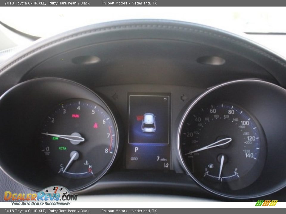 2018 Toyota C-HR XLE Ruby Flare Pearl / Black Photo #21