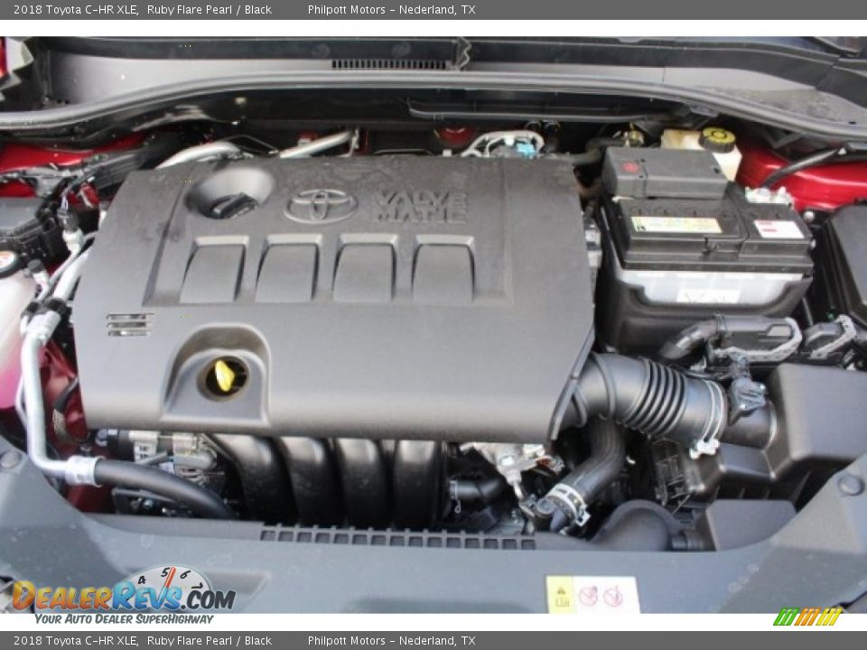 2018 Toyota C-HR XLE Ruby Flare Pearl / Black Photo #33