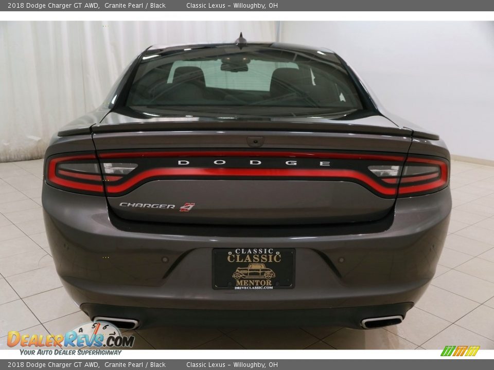 2018 Dodge Charger GT AWD Granite Pearl / Black Photo #35