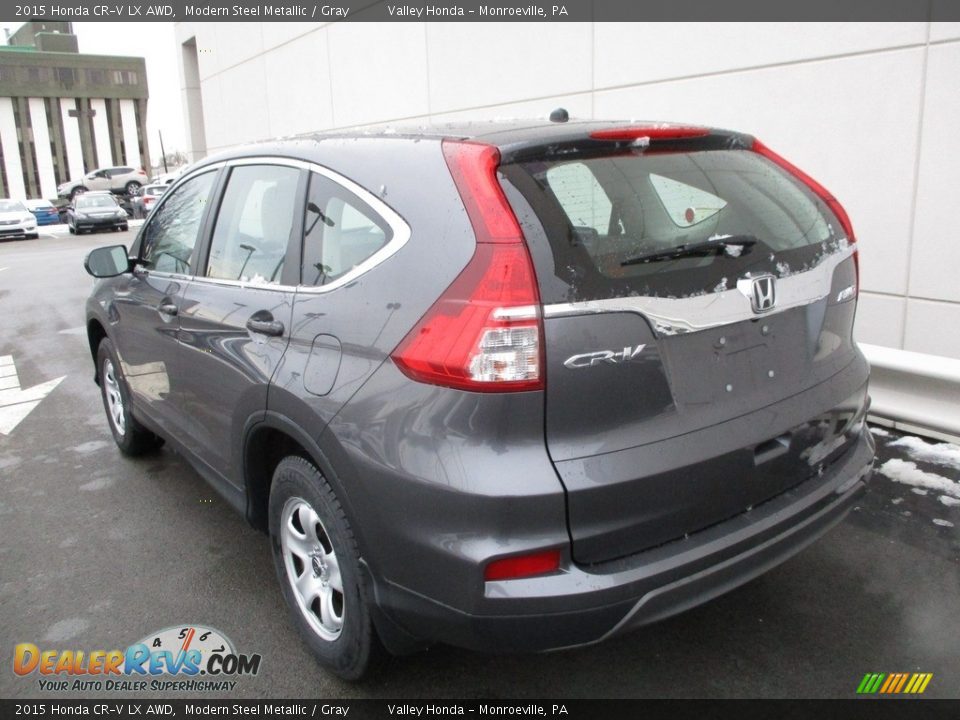 2015 Honda CR-V LX AWD Modern Steel Metallic / Gray Photo #3