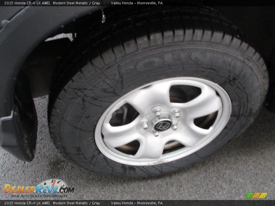 2015 Honda CR-V LX AWD Modern Steel Metallic / Gray Photo #6