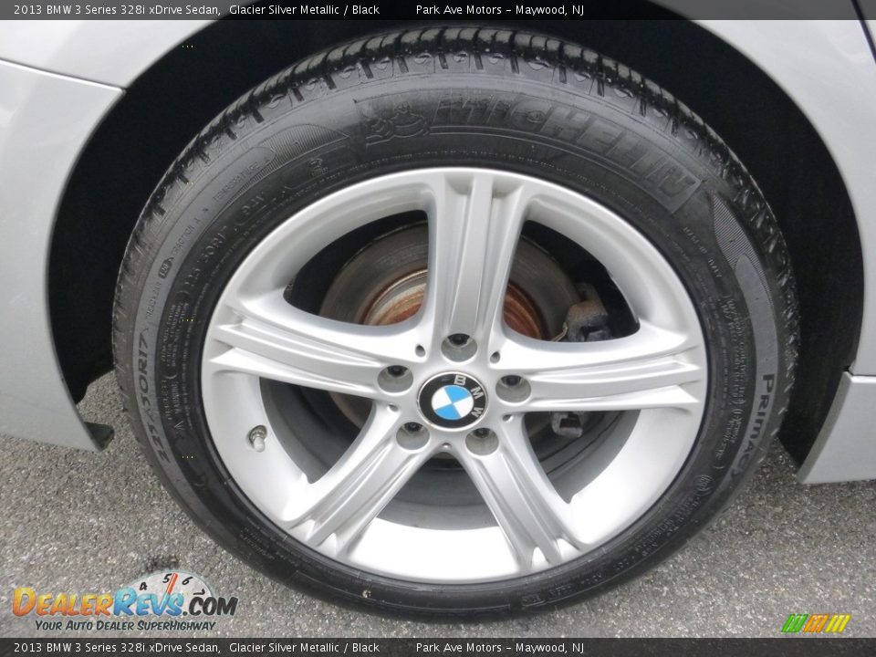 2013 BMW 3 Series 328i xDrive Sedan Glacier Silver Metallic / Black Photo #31