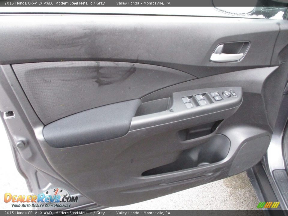 2015 Honda CR-V LX AWD Modern Steel Metallic / Gray Photo #10