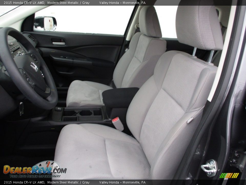 2015 Honda CR-V LX AWD Modern Steel Metallic / Gray Photo #11