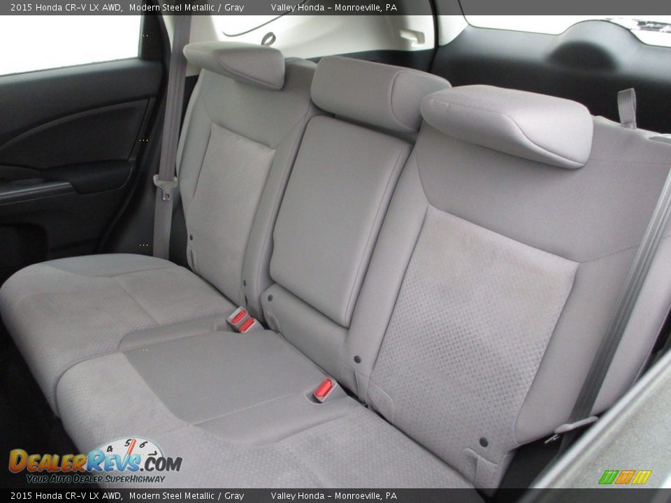 2015 Honda CR-V LX AWD Modern Steel Metallic / Gray Photo #12