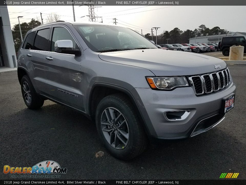2018 Jeep Grand Cherokee Limited 4x4 Billet Silver Metallic / Black Photo #1
