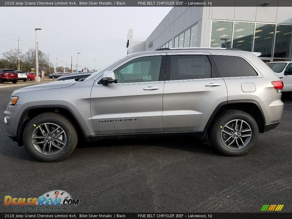 2018 Jeep Grand Cherokee Limited 4x4 Billet Silver Metallic / Black Photo #3