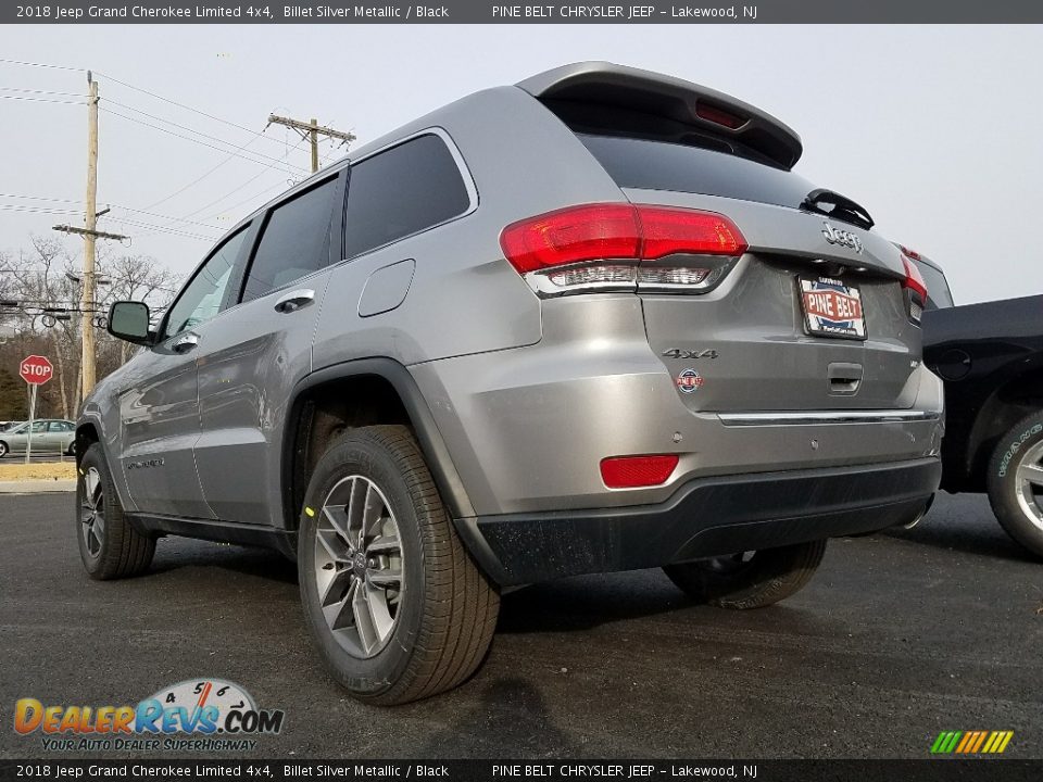 2018 Jeep Grand Cherokee Limited 4x4 Billet Silver Metallic / Black Photo #4