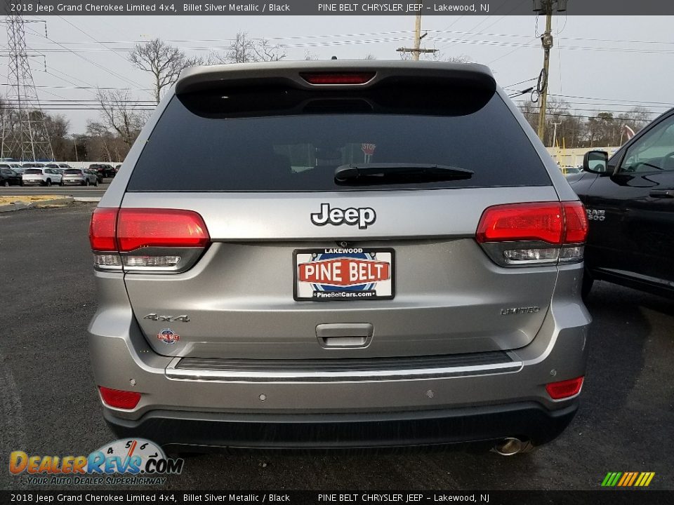 2018 Jeep Grand Cherokee Limited 4x4 Billet Silver Metallic / Black Photo #5