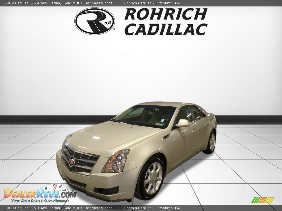 2009 Cadillac CTS 4 AWD Sedan Gold Mist / Cashmere/Cocoa Photo #1