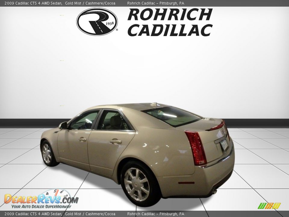 2009 Cadillac CTS 4 AWD Sedan Gold Mist / Cashmere/Cocoa Photo #3