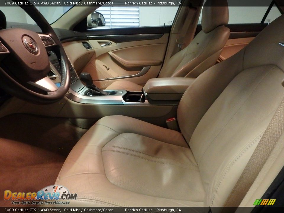 2009 Cadillac CTS 4 AWD Sedan Gold Mist / Cashmere/Cocoa Photo #11