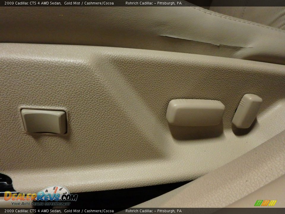 2009 Cadillac CTS 4 AWD Sedan Gold Mist / Cashmere/Cocoa Photo #18