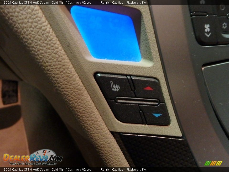 2009 Cadillac CTS 4 AWD Sedan Gold Mist / Cashmere/Cocoa Photo #20