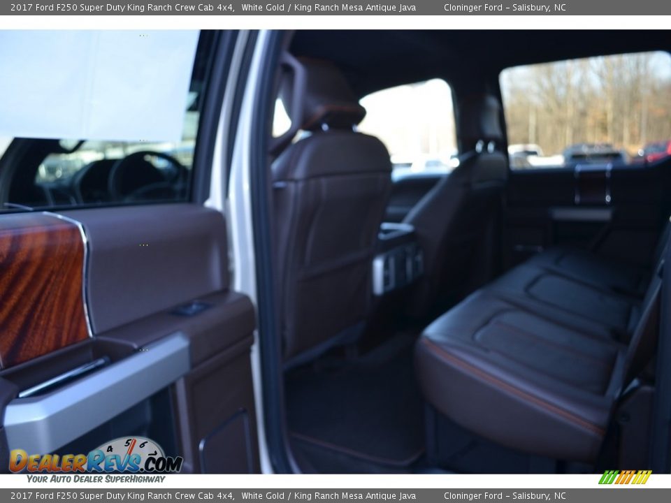 2017 Ford F250 Super Duty King Ranch Crew Cab 4x4 White Gold / King Ranch Mesa Antique Java Photo #14