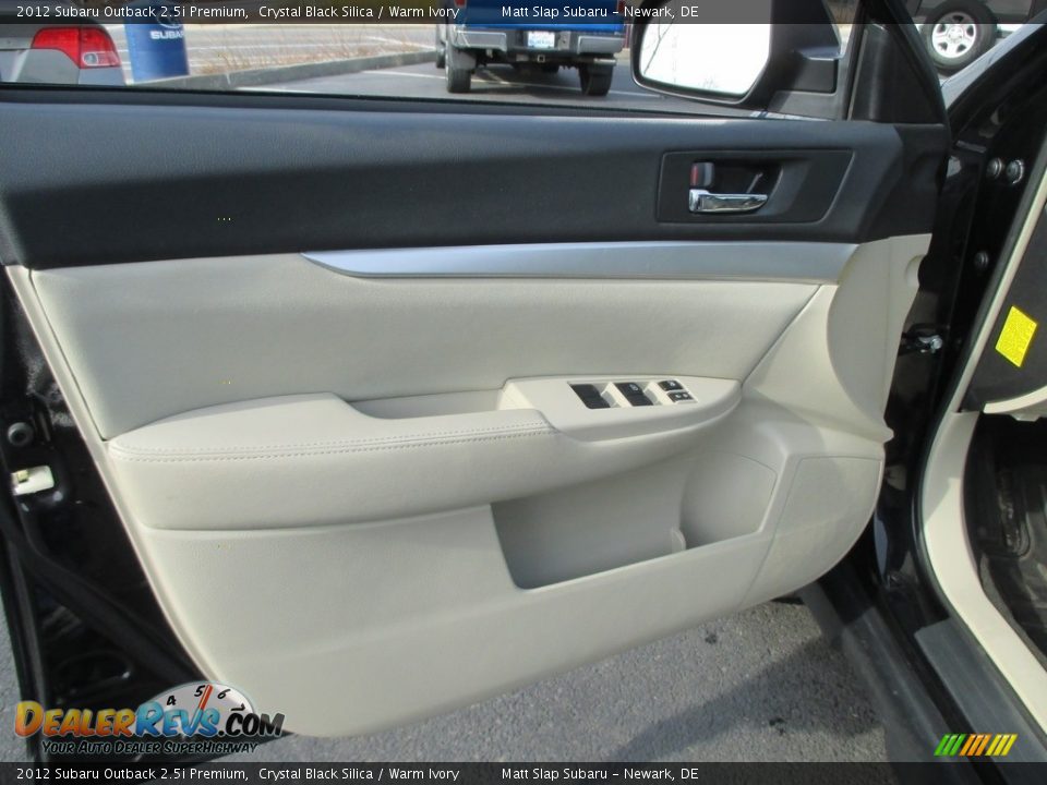 2012 Subaru Outback 2.5i Premium Crystal Black Silica / Warm Ivory Photo #14