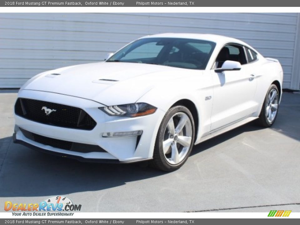 2018 Ford Mustang GT Premium Fastback Oxford White / Ebony Photo #3