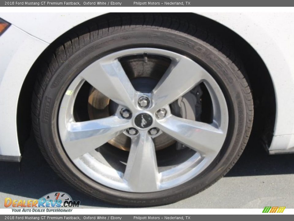 2018 Ford Mustang GT Premium Fastback Oxford White / Ebony Photo #4