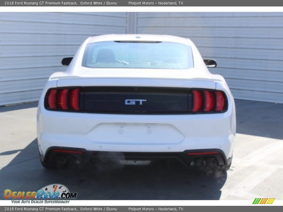 2018 Ford Mustang GT Premium Fastback Oxford White / Ebony Photo #7