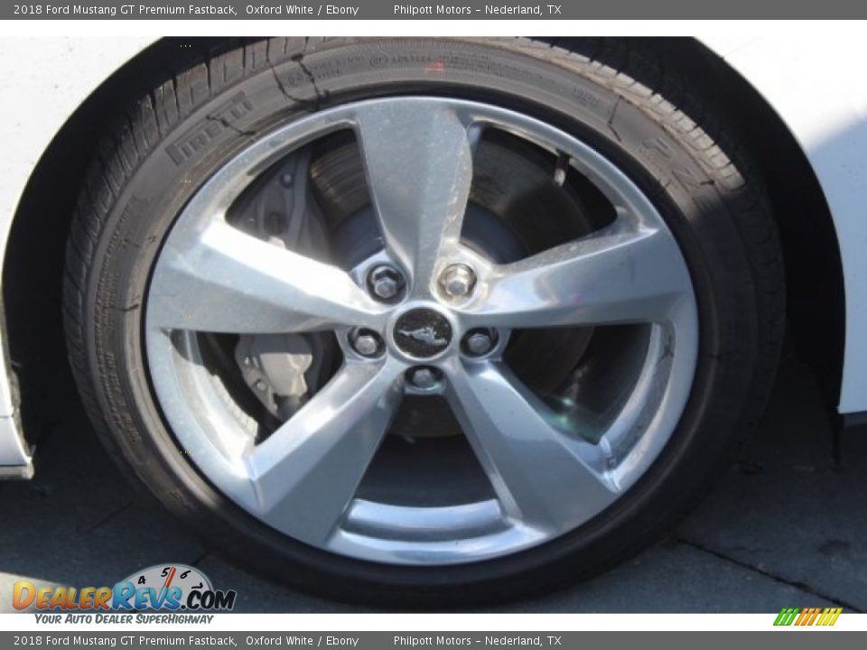 2018 Ford Mustang GT Premium Fastback Oxford White / Ebony Photo #10