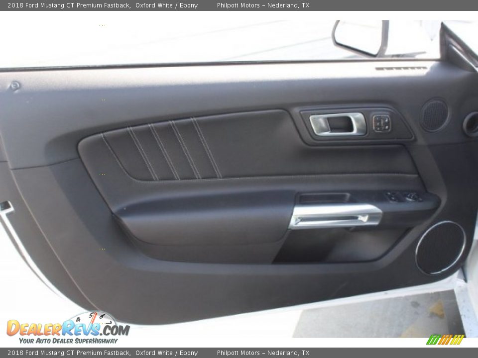 2018 Ford Mustang GT Premium Fastback Oxford White / Ebony Photo #11