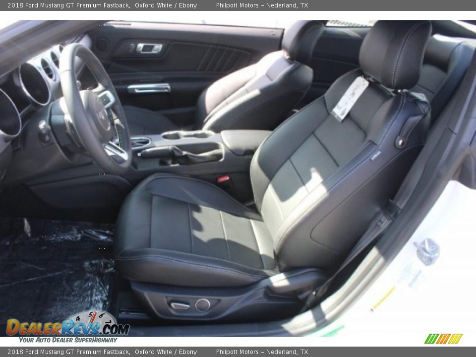 2018 Ford Mustang GT Premium Fastback Oxford White / Ebony Photo #13