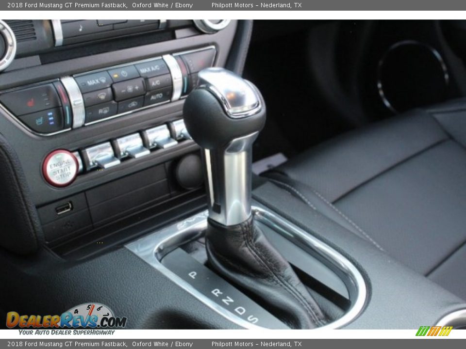 2018 Ford Mustang GT Premium Fastback Oxford White / Ebony Photo #14