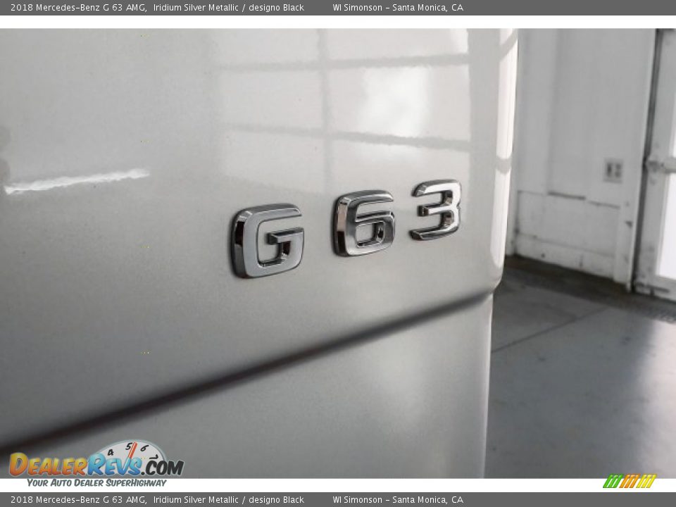2018 Mercedes-Benz G 63 AMG Iridium Silver Metallic / designo Black Photo #7