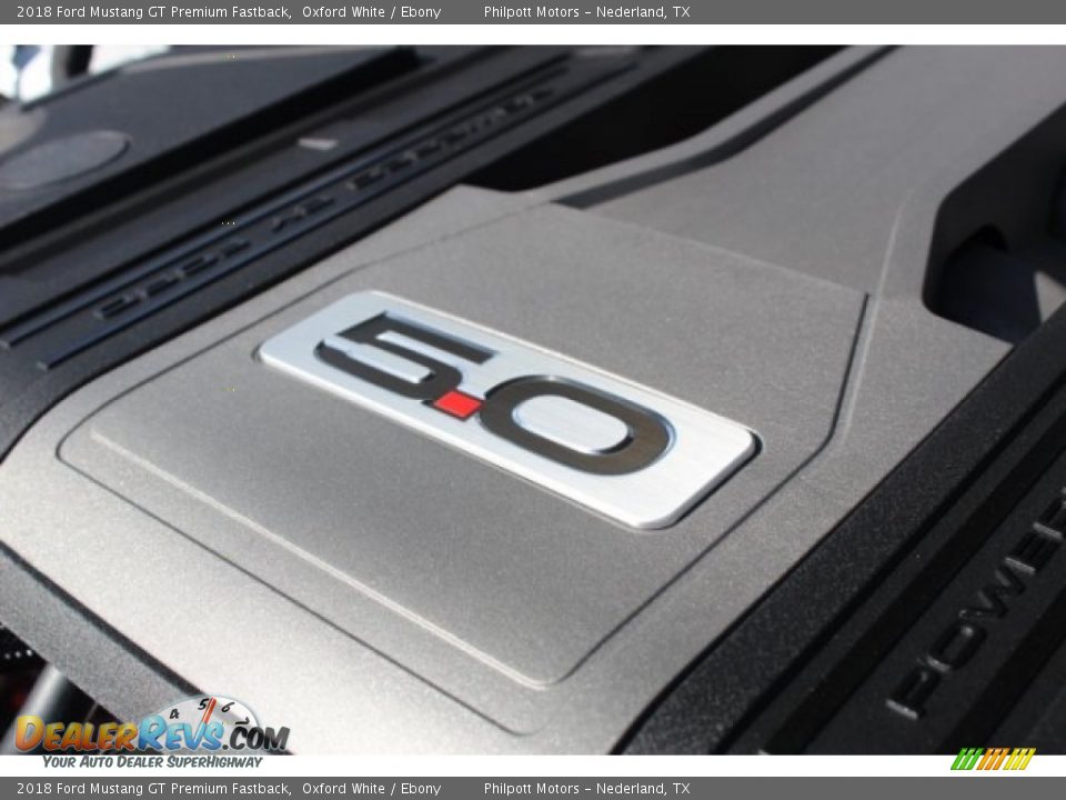 2018 Ford Mustang GT Premium Fastback Oxford White / Ebony Photo #31