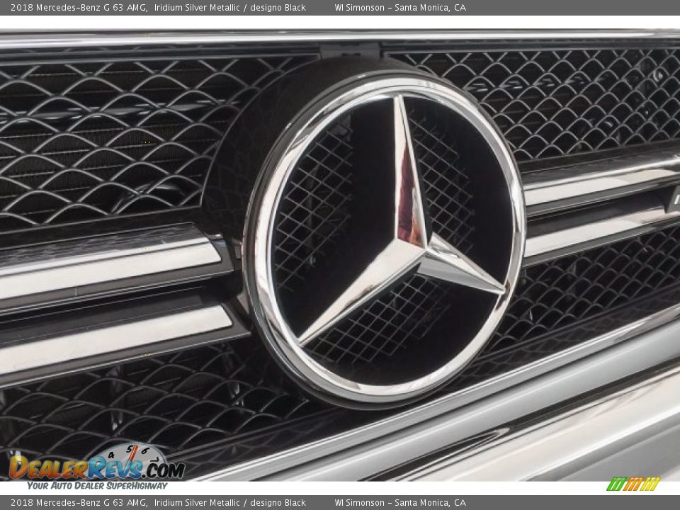 2018 Mercedes-Benz G 63 AMG Iridium Silver Metallic / designo Black Photo #30