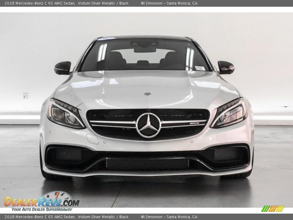 2018 Mercedes-Benz C 63 AMG Sedan Iridium Silver Metallic / Black Photo #2