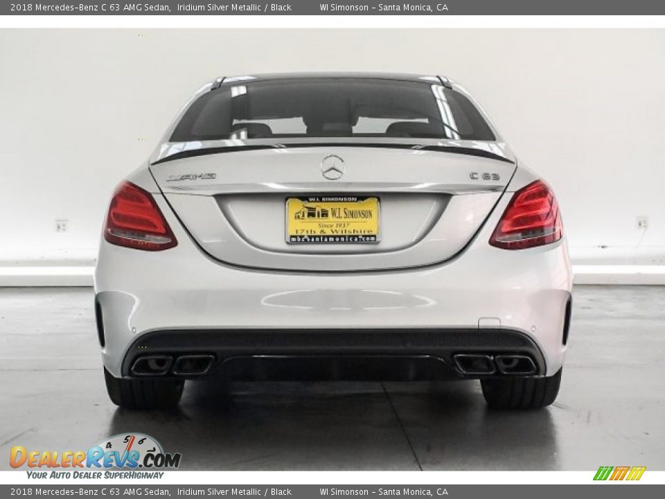 2018 Mercedes-Benz C 63 AMG Sedan Iridium Silver Metallic / Black Photo #3