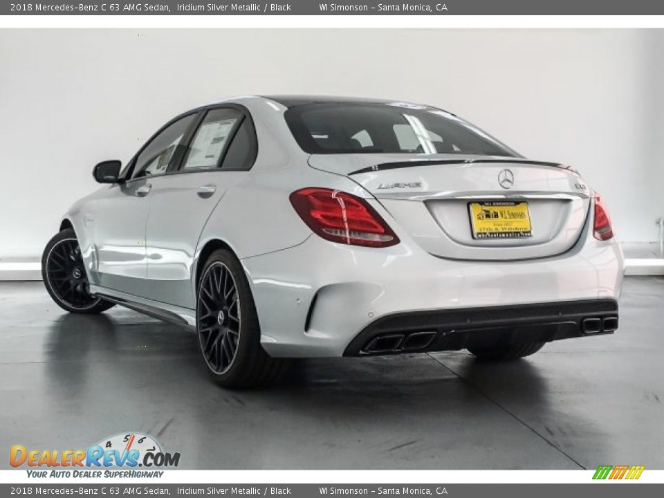 2018 Mercedes-Benz C 63 AMG Sedan Iridium Silver Metallic / Black Photo #10