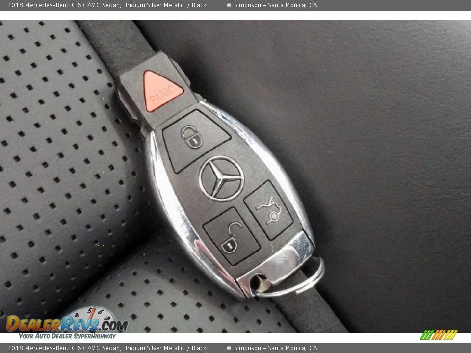 2018 Mercedes-Benz C 63 AMG Sedan Iridium Silver Metallic / Black Photo #11