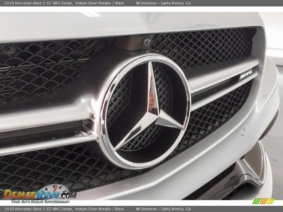 2018 Mercedes-Benz C 63 AMG Sedan Iridium Silver Metallic / Black Photo #30