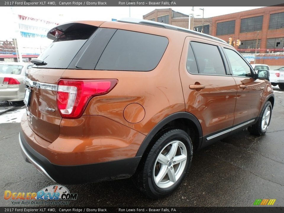 2017 Ford Explorer XLT 4WD Canyon Ridge / Ebony Black Photo #3