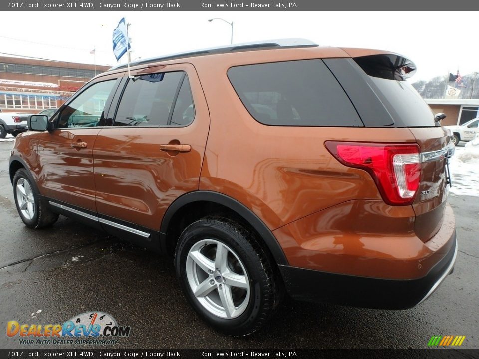 2017 Ford Explorer XLT 4WD Canyon Ridge / Ebony Black Photo #6