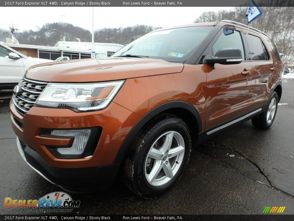 2017 Ford Explorer XLT 4WD Canyon Ridge / Ebony Black Photo #8