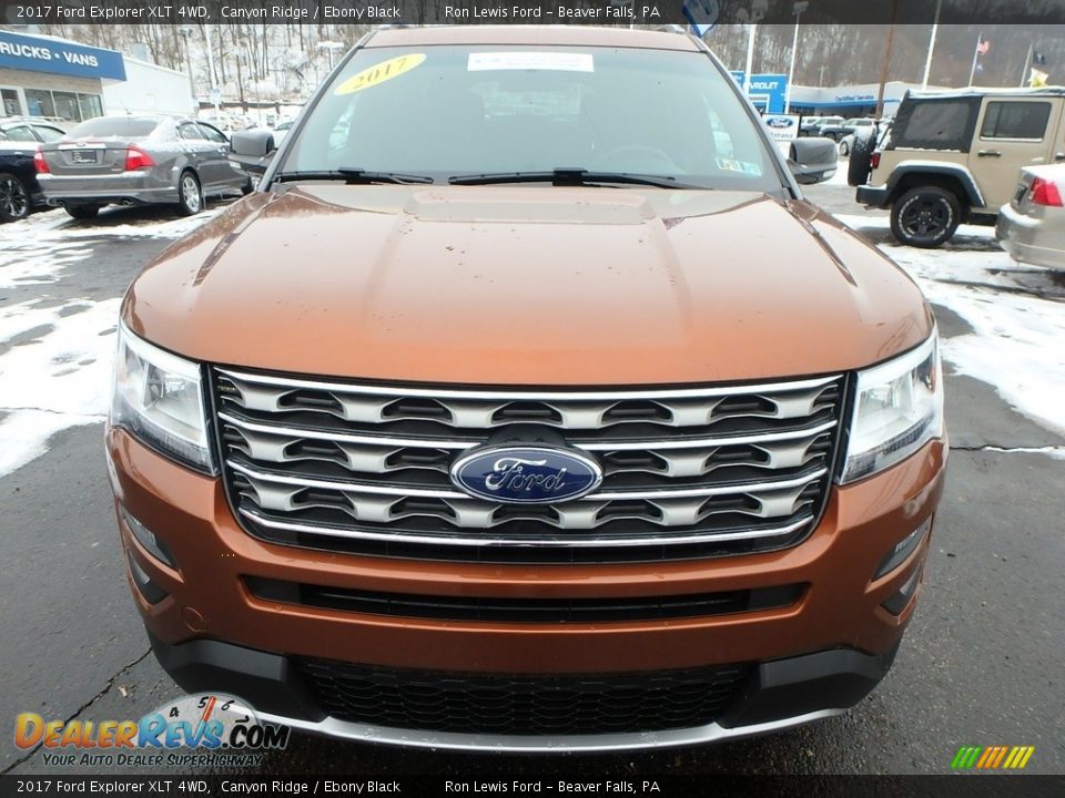 2017 Ford Explorer XLT 4WD Canyon Ridge / Ebony Black Photo #9
