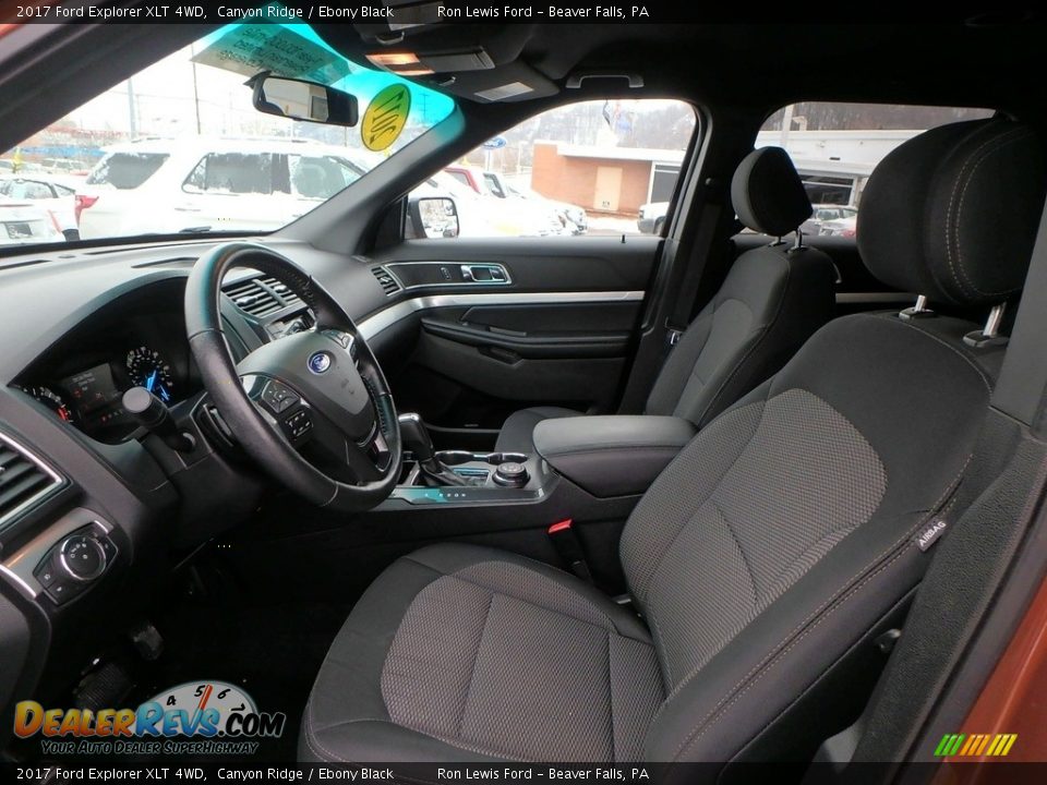 2017 Ford Explorer XLT 4WD Canyon Ridge / Ebony Black Photo #11