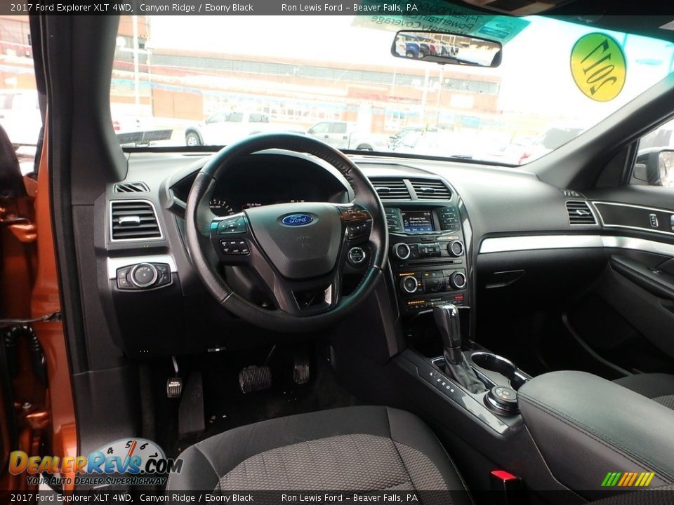 2017 Ford Explorer XLT 4WD Canyon Ridge / Ebony Black Photo #14