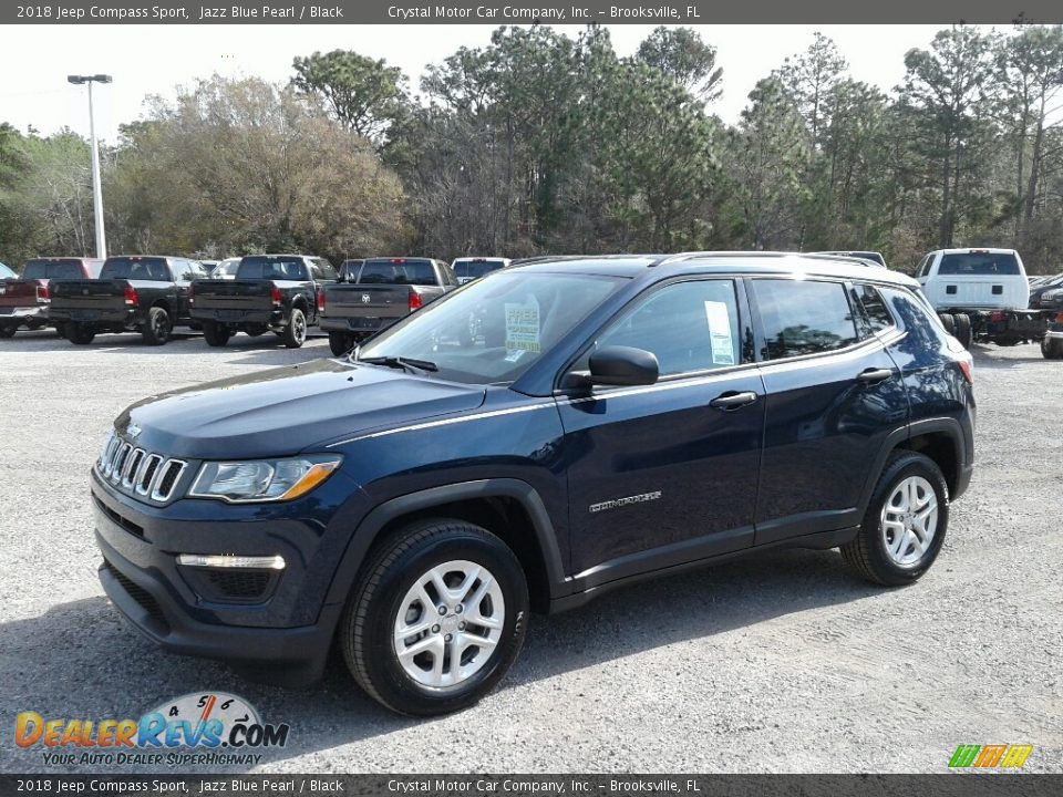 2018 Jeep Compass Sport Jazz Blue Pearl / Black Photo #1