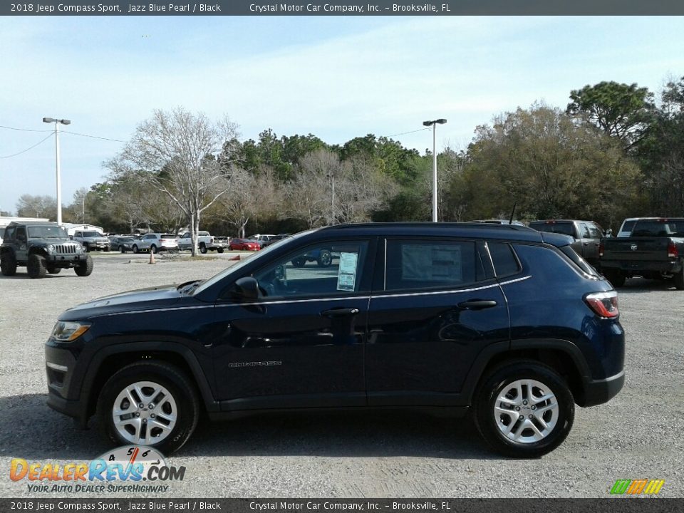2018 Jeep Compass Sport Jazz Blue Pearl / Black Photo #2