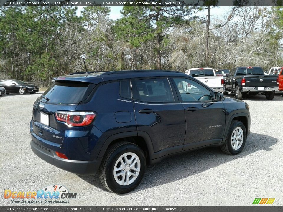 2018 Jeep Compass Sport Jazz Blue Pearl / Black Photo #5