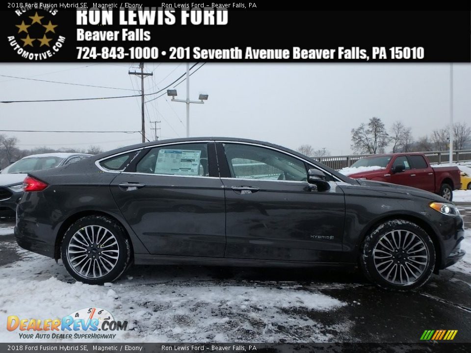 2018 Ford Fusion Hybrid SE Magnetic / Ebony Photo #1