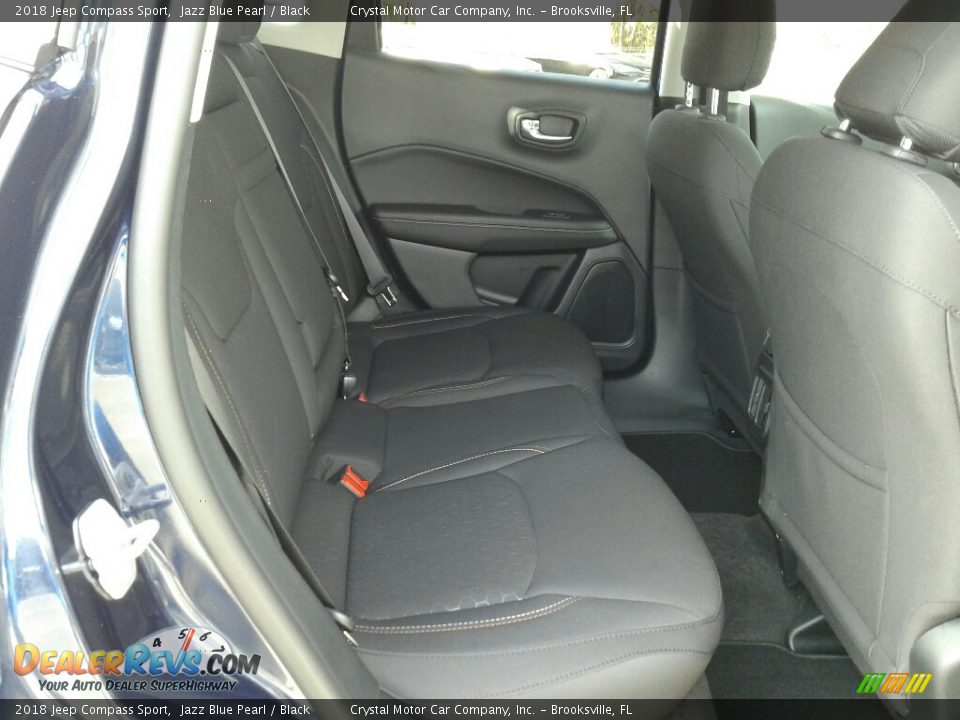 2018 Jeep Compass Sport Jazz Blue Pearl / Black Photo #11
