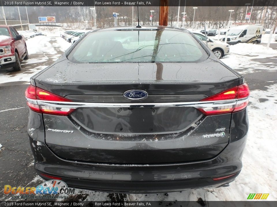 2018 Ford Fusion Hybrid SE Magnetic / Ebony Photo #4