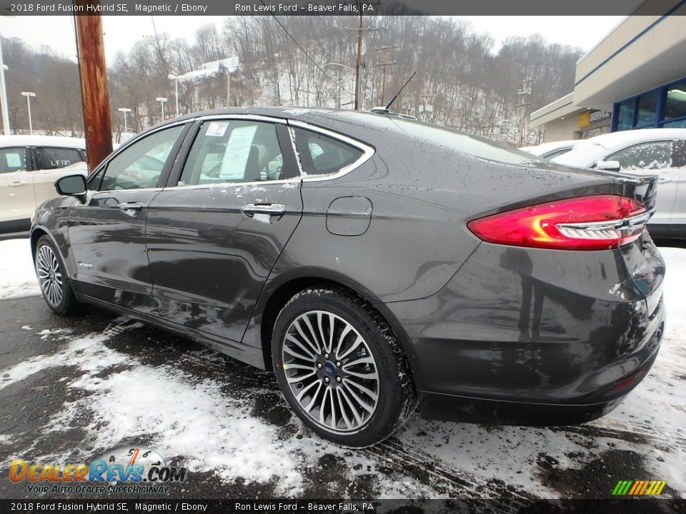 2018 Ford Fusion Hybrid SE Magnetic / Ebony Photo #5