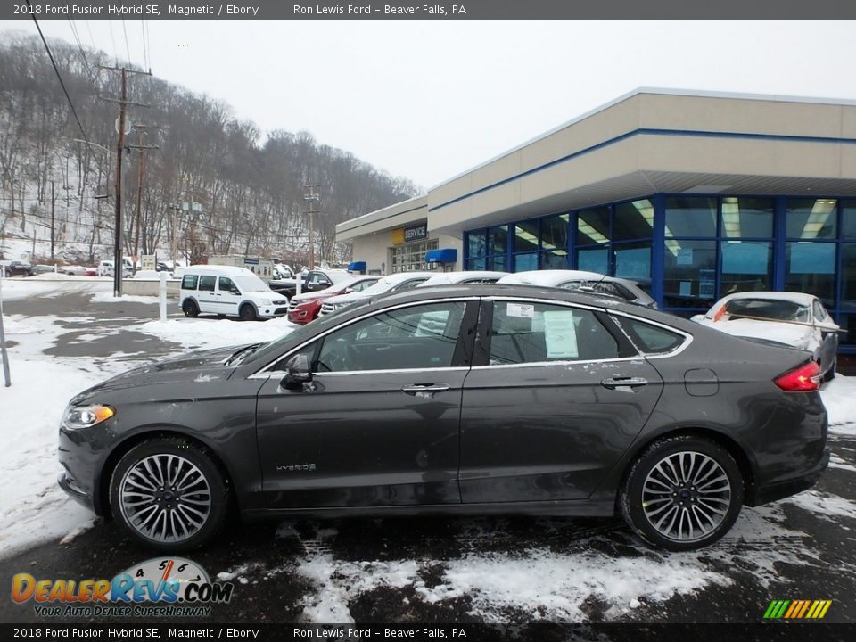 2018 Ford Fusion Hybrid SE Magnetic / Ebony Photo #6